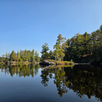 Family camping at Algonquin