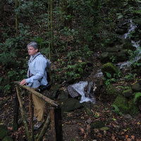 Steve birding in Colombia